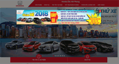 Desktop Screenshot of hondaotohaiphong.com.vn